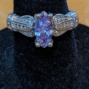 New June birthstone purple ring size 6, T1B7J